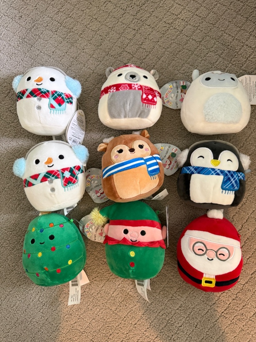 NWT Squishmallows Holiday Set